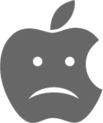 Sad Apple Logo